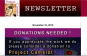 NEWSLETTER: LATEST SHOWS 11.19.19