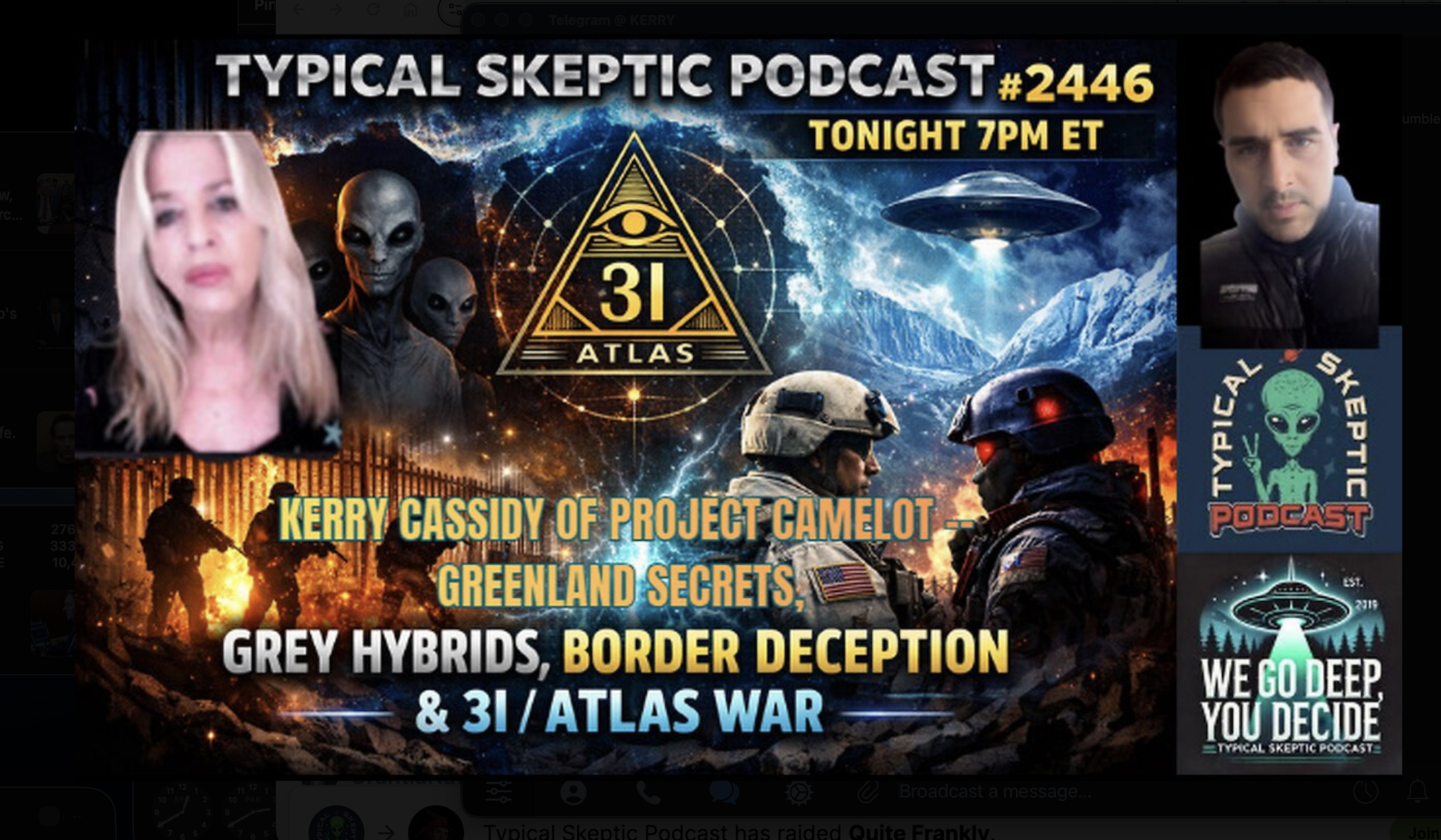 ICE-GREY HUMAN HYBRIDS-GREENLAND-EPSTEIN FILES-3IATLAS WITH TYPICAL SKEPTIC and KERRY CASSIDY | PROJECT CAMELOT